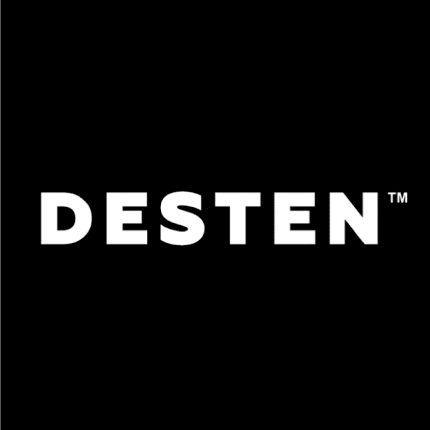 DESTEN Logo Black background - Technology